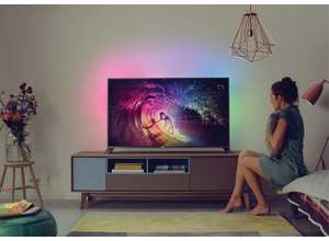 В продажу поступила флагманская Ultra HD-модель телевизора Philips серии 9100 на базе ОС Android