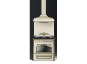 Обзор газовой плиты с электродуховкой, варочным центром Smeg CC9GPO