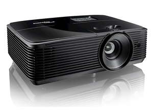 Проектор для медиаразвлечений Optoma HD145X: разрешение Full HD, фирменные технологии обработки изображения, игровой режим и встроенный динамик.
