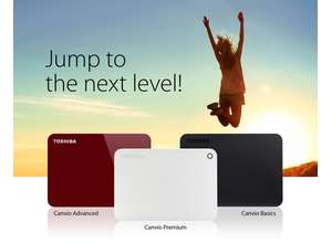 Toshiba представляет новые версии портативных накопителей CANVIO