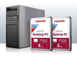 Toshiba дополняет серию накопителей P300 для настольных ПК новыми моделями емкостью 4 Тб и 6 Тб
