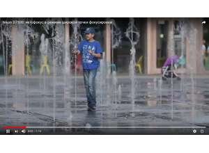 Видео Nikon D7500: автофокус в режиме широкой точки фокусировки