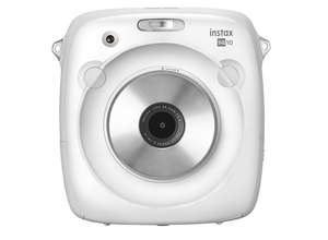 Гибридная камера моментальной печати Instax SQ10 – теперь и в белом цвете.