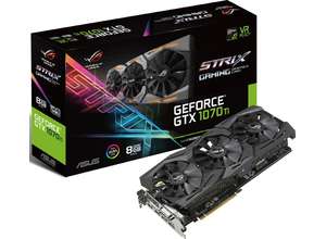 Компания ASUS анонсирует видеокарты серии GeForce GTX 1070 Ti