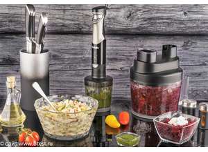 Погружной блендер BBK KBH1017: нарезка кубиками для оливье
