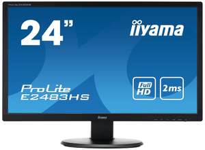 Честные 24 дюйма: монитор Iiyama E 2483 HS с разрешением Full HD подойдет для любых приложений