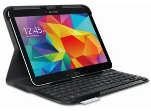 Клавиатура и защитный чехол Logitech Ultrathin Keyboard Folio для нового планшета Samsung Galaxy Tab 4 10.1