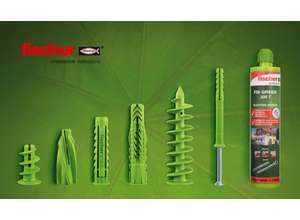 Первый в мире экологичный крепёж fischer GREENLINE