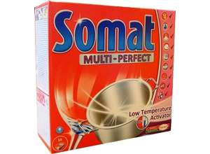 Средство для посудомоечных машин Somat «Мульти-Перфект» начинает мыть посуду сразу, не дожидаясь ночи