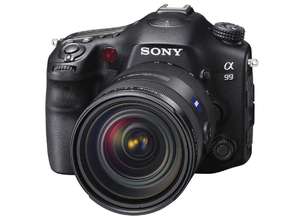 Зеркальная фотокамера Sony α99 оснащена технологией полупрозрачного зеркала и полнокадровой 35-мм матрицей