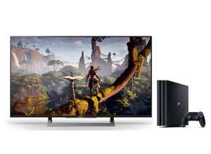 Испытайте максимальное погружение в мир видеоигр благодаря 4K HDR телевизорам Sony и новой игровой консоли PlayStation 4 Pro