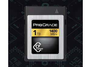 ProGrade анонсировала карту памяти CFexpress 1.0 емкостью 1 ТБ.