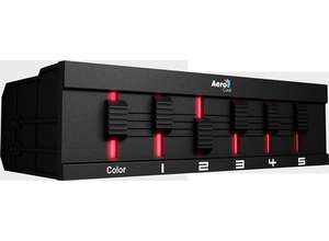 AeroCool представляет контроллер вентиляторов F5XT с подсветкой