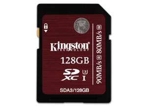 Компания Kingston пополняет линейку карт памяти 10 класса  UHS-I SDHC/SDXC моделью ёмкостью 512ГБ