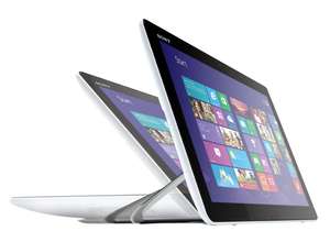 Компьютер-моноблок Sony VAIO™ Tap 20 имеет сенсорный экран с 10 точками касания