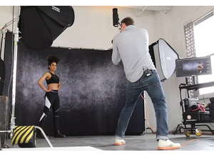 Студийные панорамные фоны Lastolite с текстурой камня.