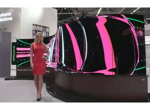 Компания LG представила инновационные цифровые дисплеи, выполненные по OLED-технологии, и новые LCD- дисплейные решения для бизнеса на выставке ISE 2017