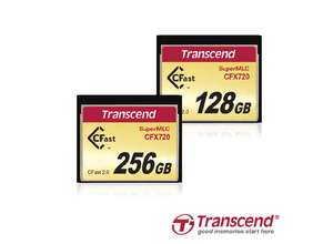 Высокоскоростные и чрезвычайно надежные карты памяти Transcend CFX720 CFast 2.0 промышленного класса на основе флэш-памяти SuperMLC