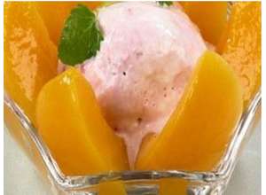 Мороженое из консервированных фруктов