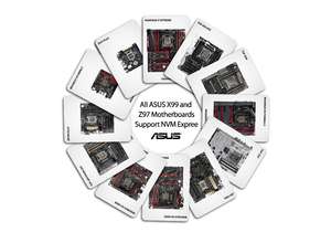 ASUS — первый в мире производитель материнских плат, реализовавший поддержку всех типов NVMe-накопителей