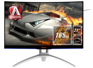 Монитор AOC AGON AG272FCX6: полное погружение в игру благодаря частоте обновления 165 Гц и радиусу изгиба 1800R