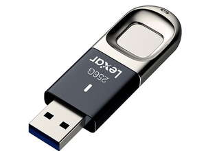 Флэш-накопитель USB 3.0  Lexar с датчиком отпечатка пальца 