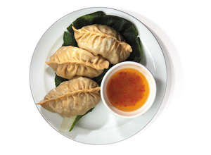 Манты с бараниной и тыквой