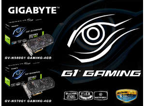 GIGABYTE представляет графические карты GeForce® GTX 980 и GTX 970 из серии G1 Gaming
