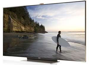 Samsung телевизор Samsung LED Smart TV серии ES9000 - реальные 75 дюймов из самой жизни с выходом в интернет