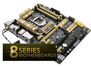 Материнские платы ASUS 8-й серии поддерживают новые процессоры Intel Core четвертого поколения