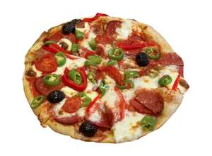 Пицца с тунцом и помидорами