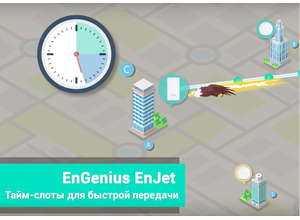 Уличные точки доступа EnGenius помогут достигнуть максимальной пропускной способности сети WiFi благодаря технологии EnJet