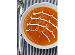 Пряный суп-пюре из тыквы и моркови