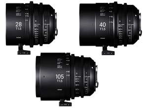 Sigma объявила о выпуске трёх новых кинообъективов