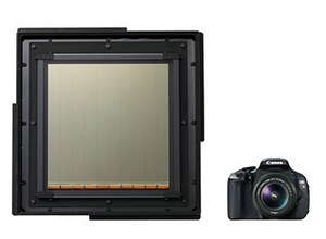 Canon демонстрирует сверхчувствительный датчик CMOS, который почти в 40 раз больше, чем полнокадровый сенсор.