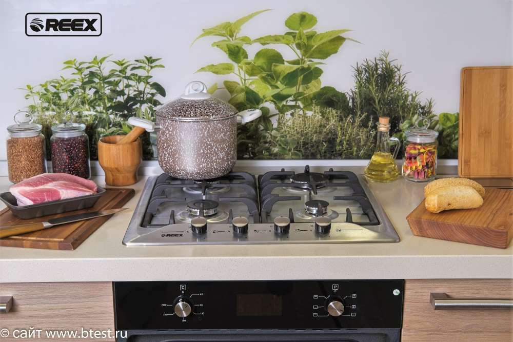 варочная панель REEX PG-640BK и духовка 