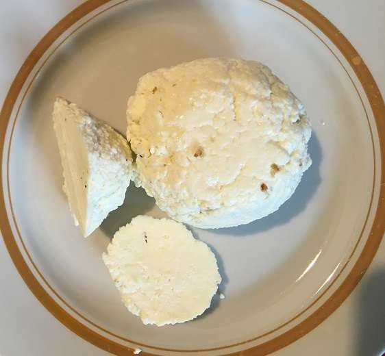 моцарелла в разрезе