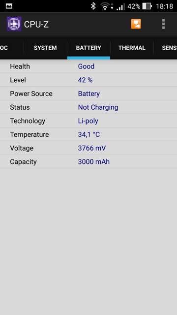 Питание смартфона ZenFone 2