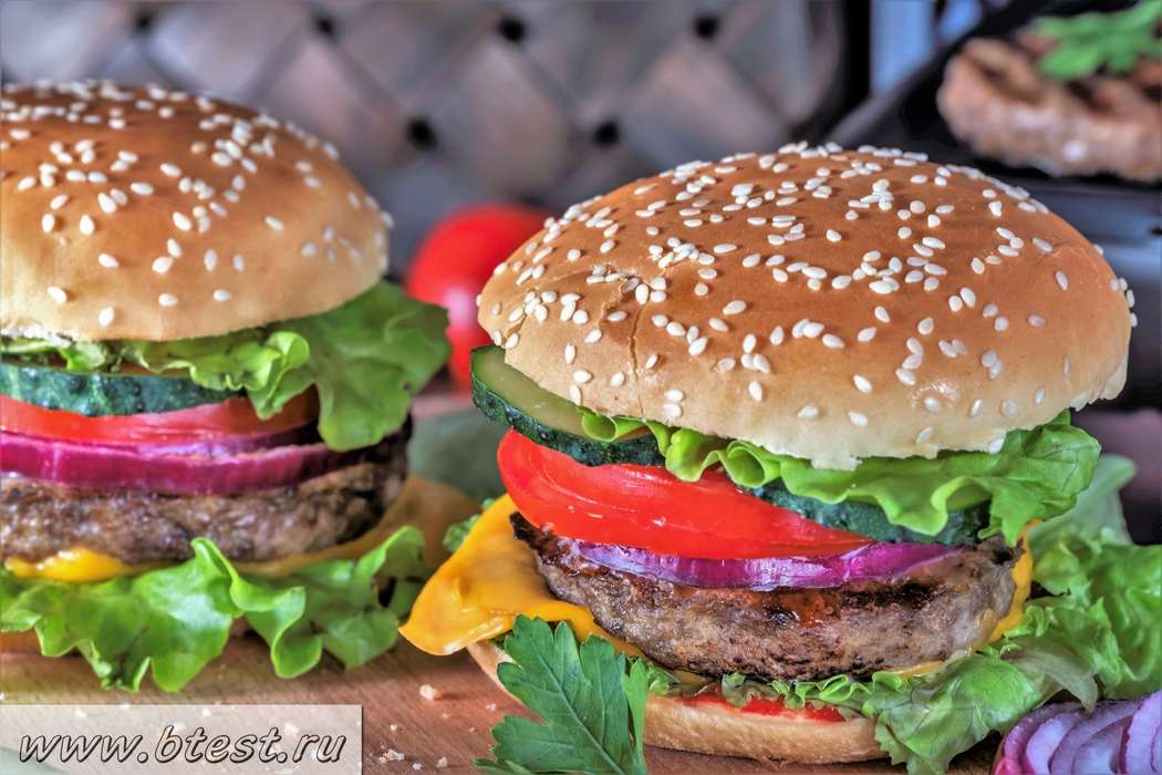 бургеры на Sinbo SSM 2534 