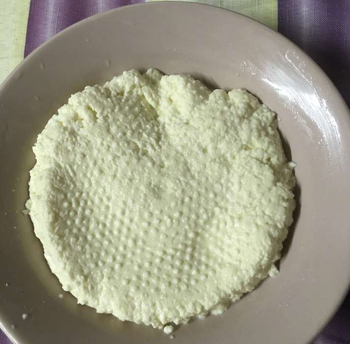 рикотта после приготовления