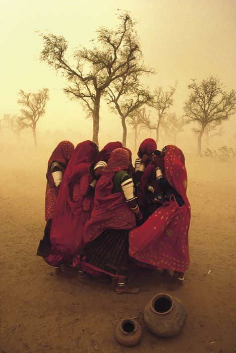 ИНДИЯ. Раджастхан. 1983. Песчаная буря..