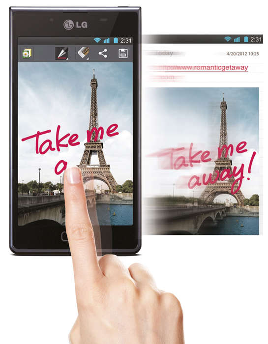 Функция QuickMemo в смартфонах LG