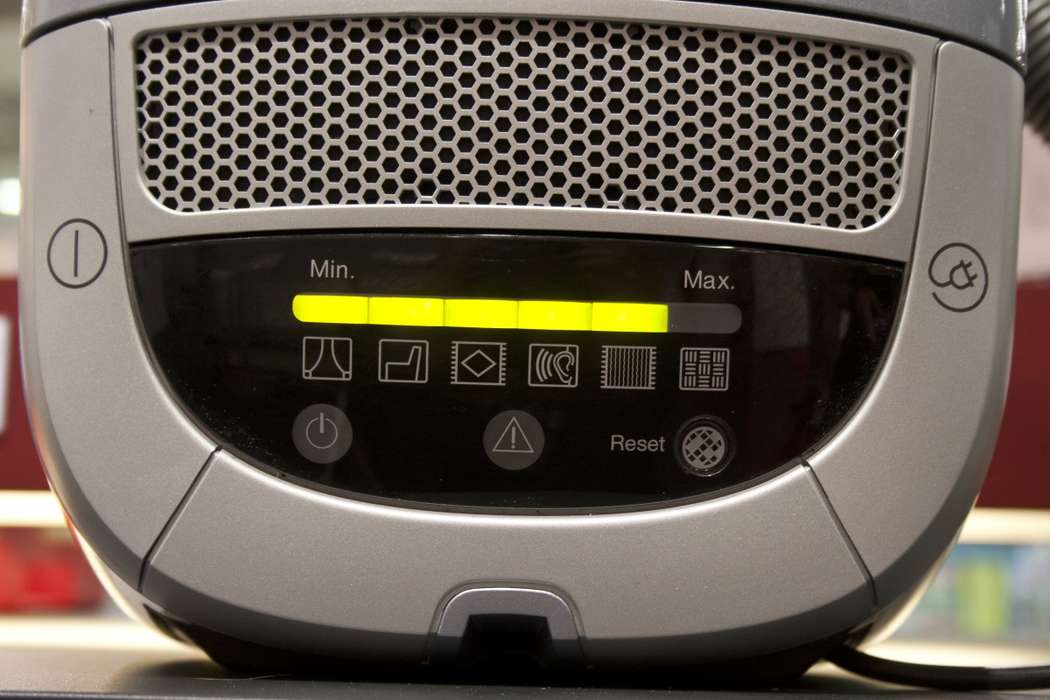 Индикаторы мощности премиум-пылесоса Miele  