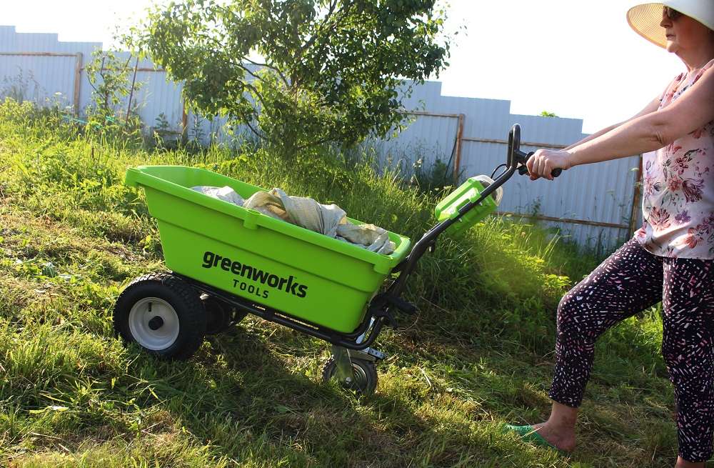 Тележка Greenworks G40GC 