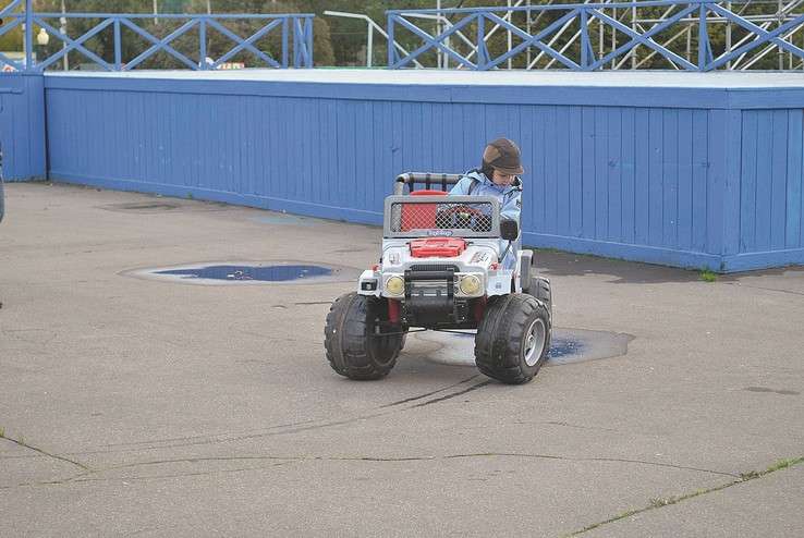 На квадроцикле