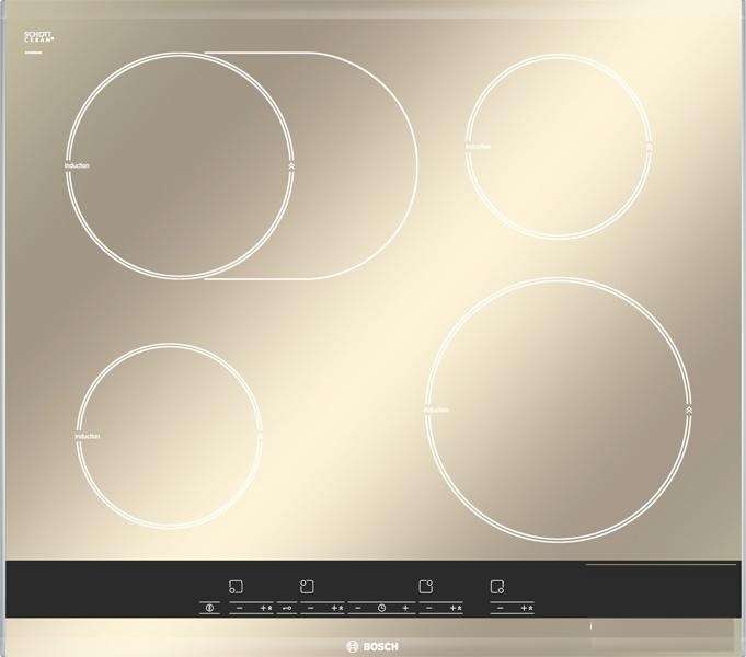 Варочная панель - щербет и золото