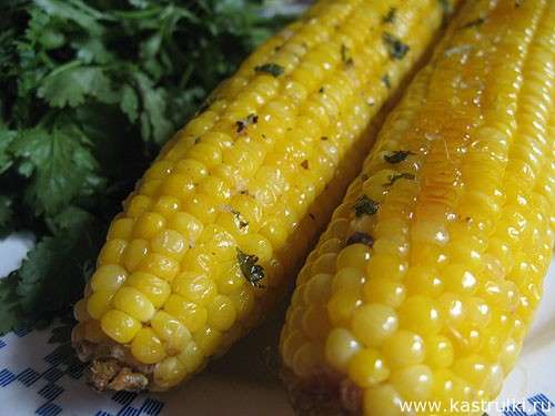 Печеная кукуруза