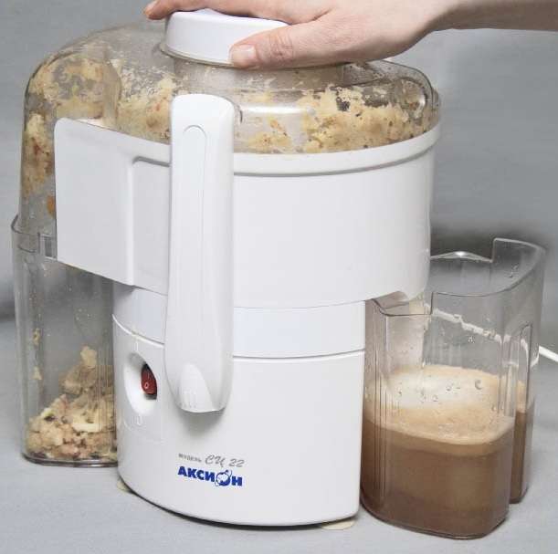 Соковыжималка Аксион СЦ 22.02 - вид сверху