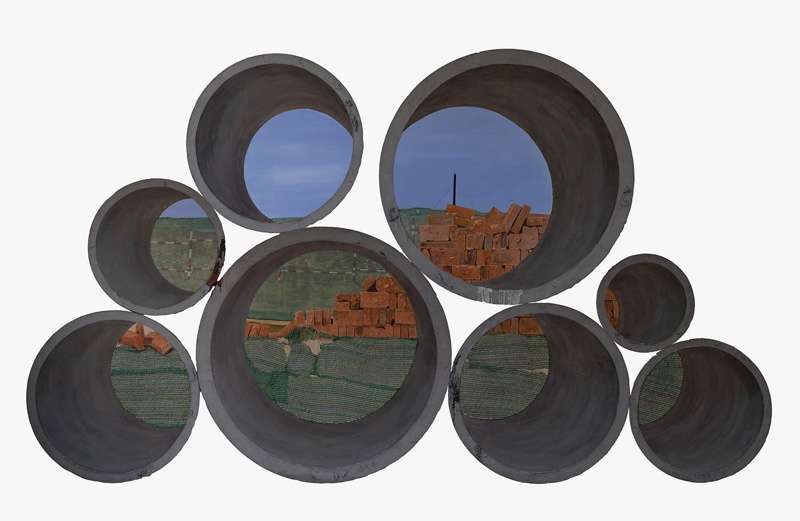 3. Ма Цзявэй. Потеря.  Смешанная техника, 2010