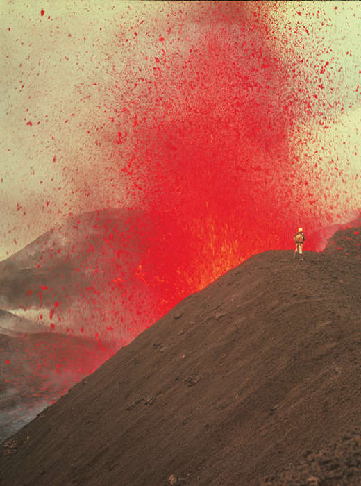 Камчатка. Извержение вулкана